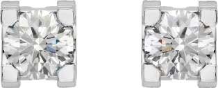 C de Cartier耳环 白金，钻石