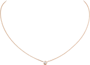 Cartier d'Amour necklace, large model Rose gold, diamond