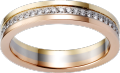 Vendôme Louis Cartier结婚对戒 白金，黄金，玫瑰金，钻石