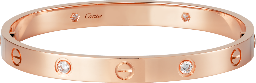 gold bracelet similar to cartier love bracelet