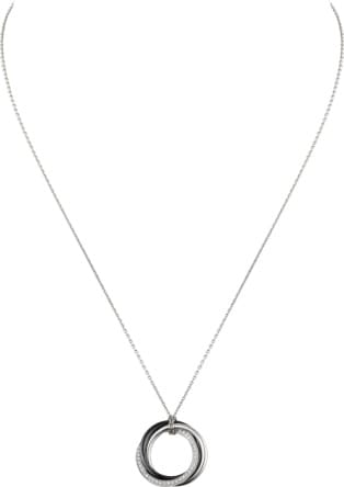 cartier trinity diamond pendant