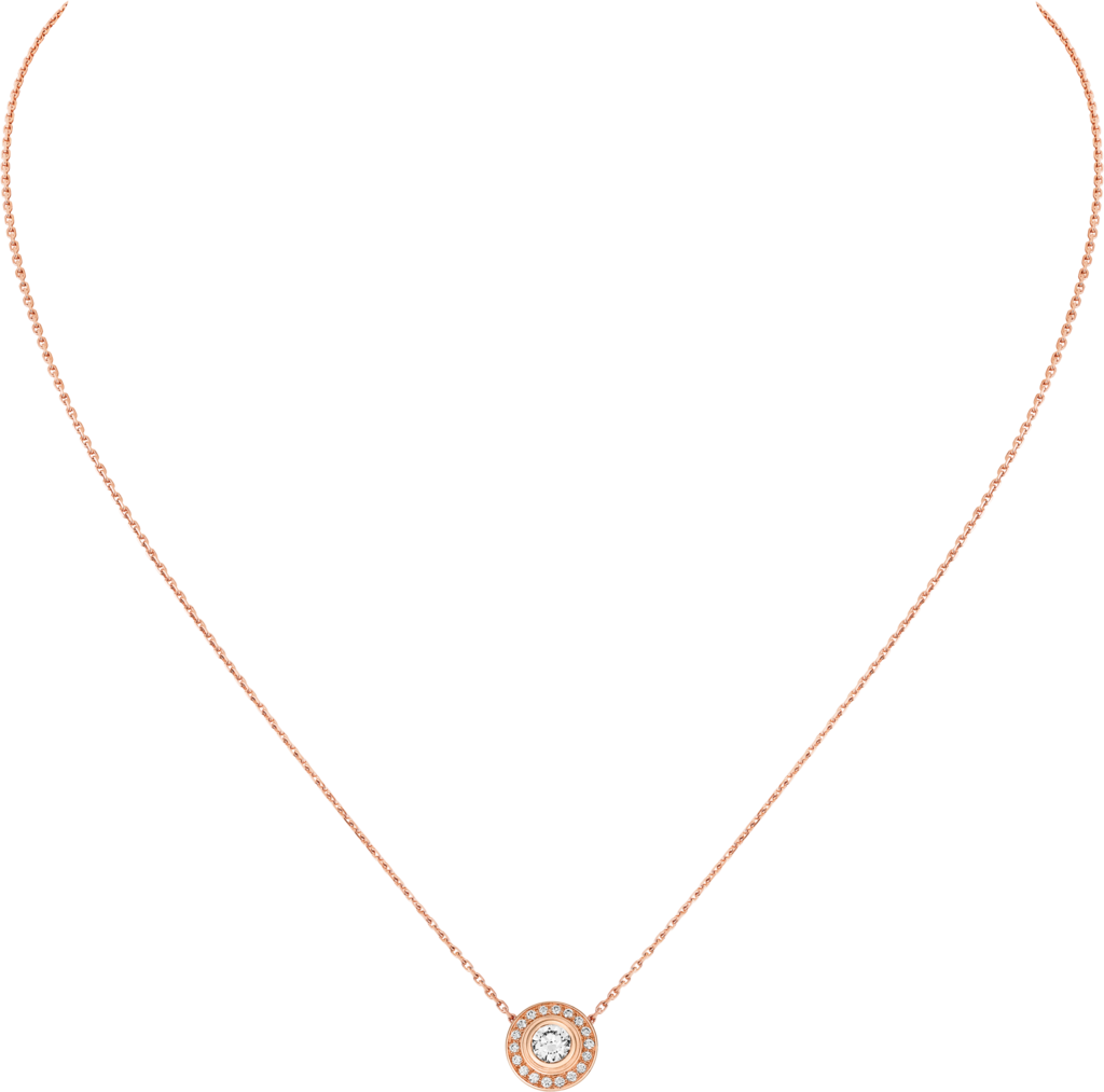 Cartier d'Amour necklaceRose gold, diamonds