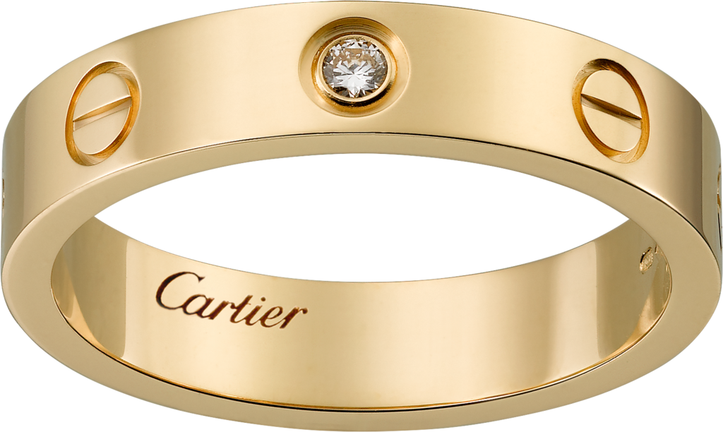 cartier yellow gold wedding bands