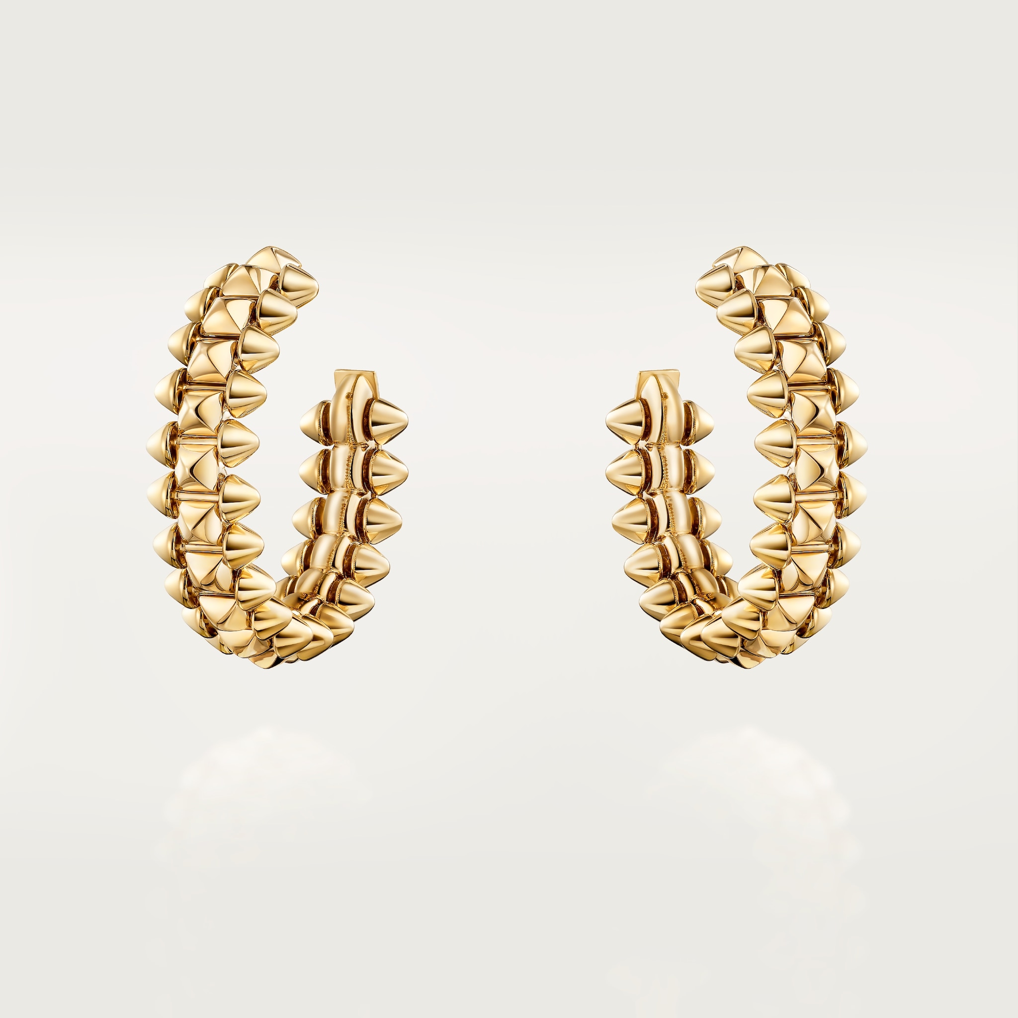 Clash de Cartier earrings, Small ModelYellow gold