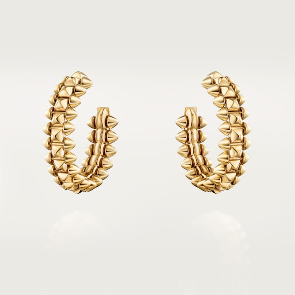 Clash de Cartier earrings, Small Model Yellow gold