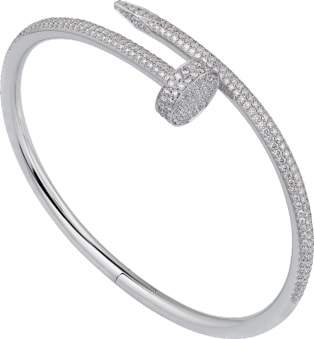 cartier diamond bracelet nail