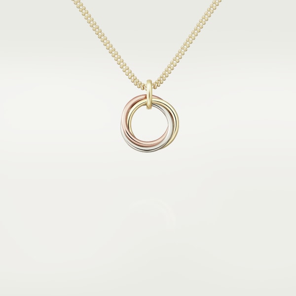 CRB7224814 Trinity necklace White gold yellow gold rose gold