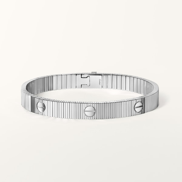 Love Unlimited Bracelet, flexible White gold