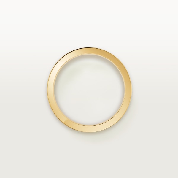 C de Cartier wedding ring, 4 mm width, 1 diamond Yellow gold, diamond