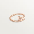 Juste un Clou ring, small model, diamonds Rose gold, diamonds