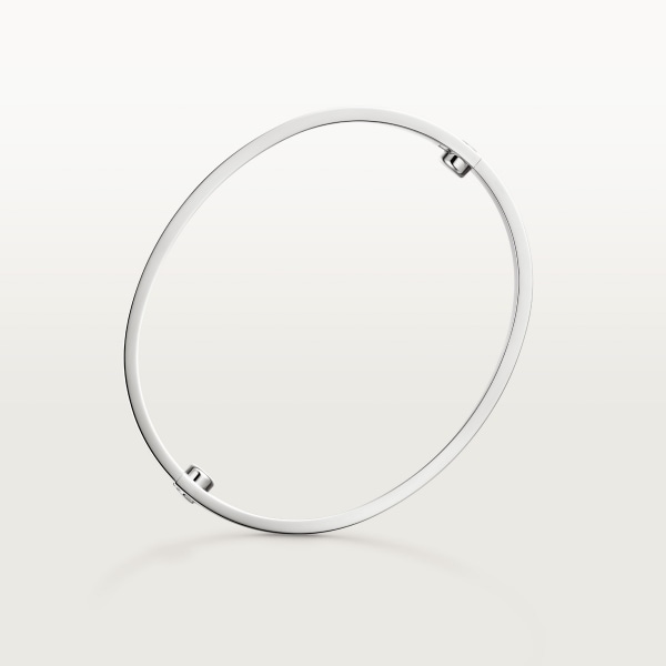 Love bracelet, classic model, 4 diamonds White gold, diamonds