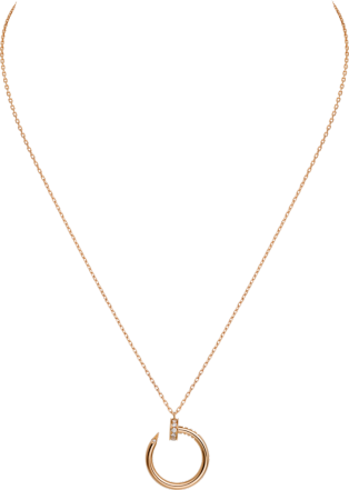 Juste un Clou necklace Rose gold, diamonds