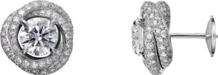 cartier trinity ruban earrings