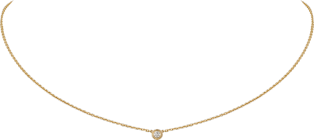 Cartier d'Amour necklace XS Yellow gold, diamond