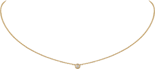 Cartier d'Amour 项链，超小号款 黄金，钻石
