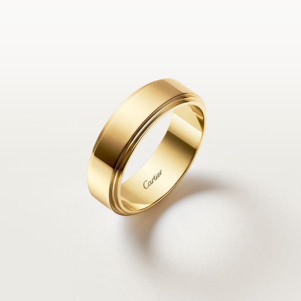 Cartier d'Amour wedding ring, 6 mm width Yellow gold