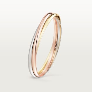 Trinity bracelet, classic model White gold, yellow gold, rose gold