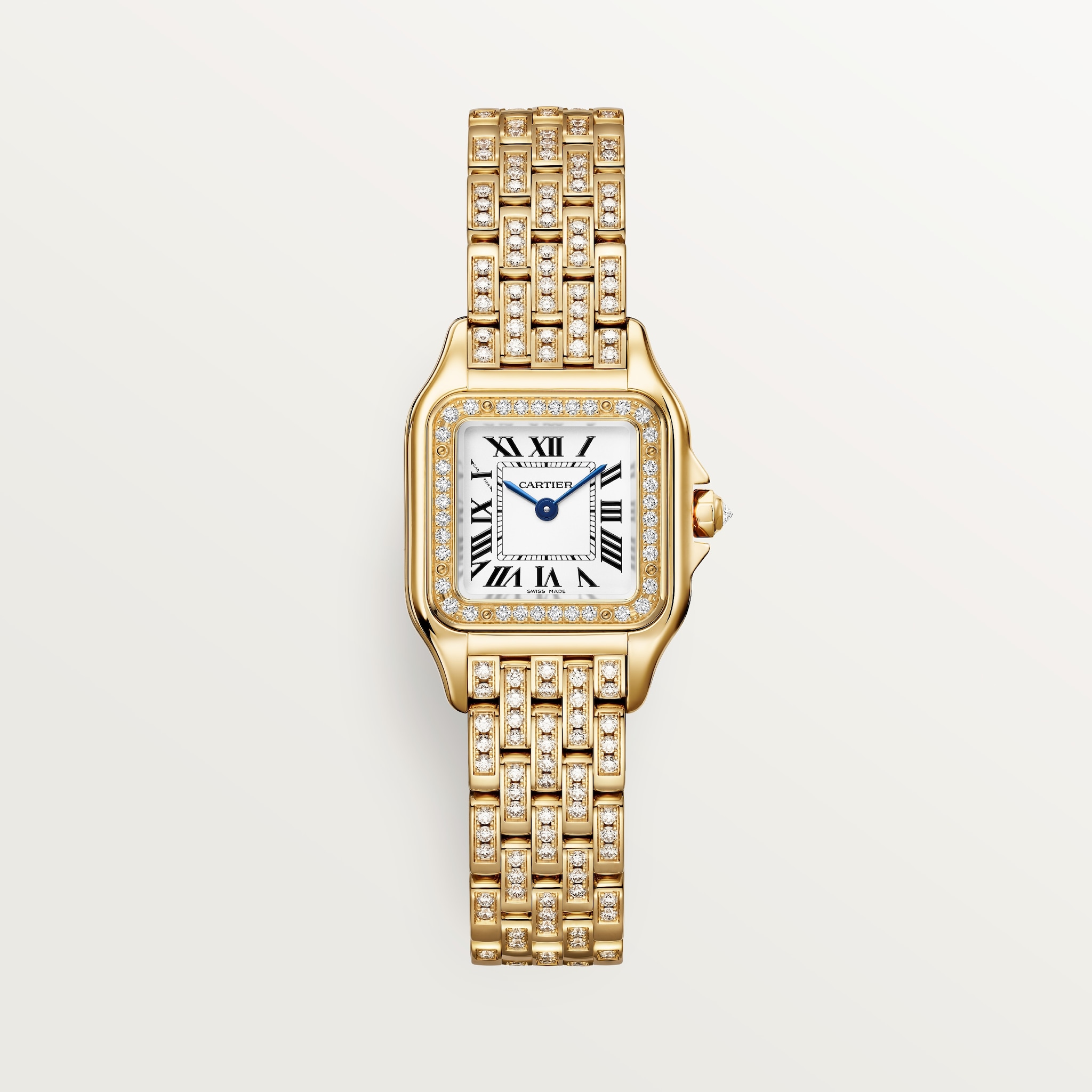 Panthère de Cartier watchSmall model, quartz movement, yellow gold, diamonds