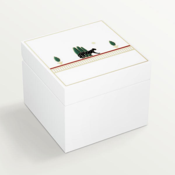 Panthère jewellery box Lacquered wood