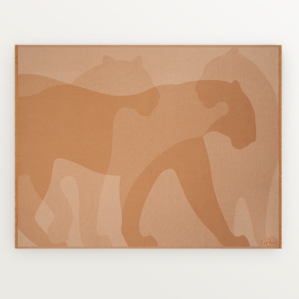 Panthère de Cartier blanket Wool and cashmere
