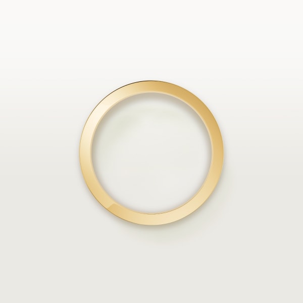 C de Cartier wedding ring, width 3 mm, 1 diamond Yellow gold, diamond