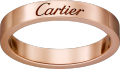 C de Cartier结婚对戒 玫瑰金