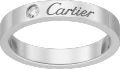 C de Cartier结婚对戒 铂金，钻石