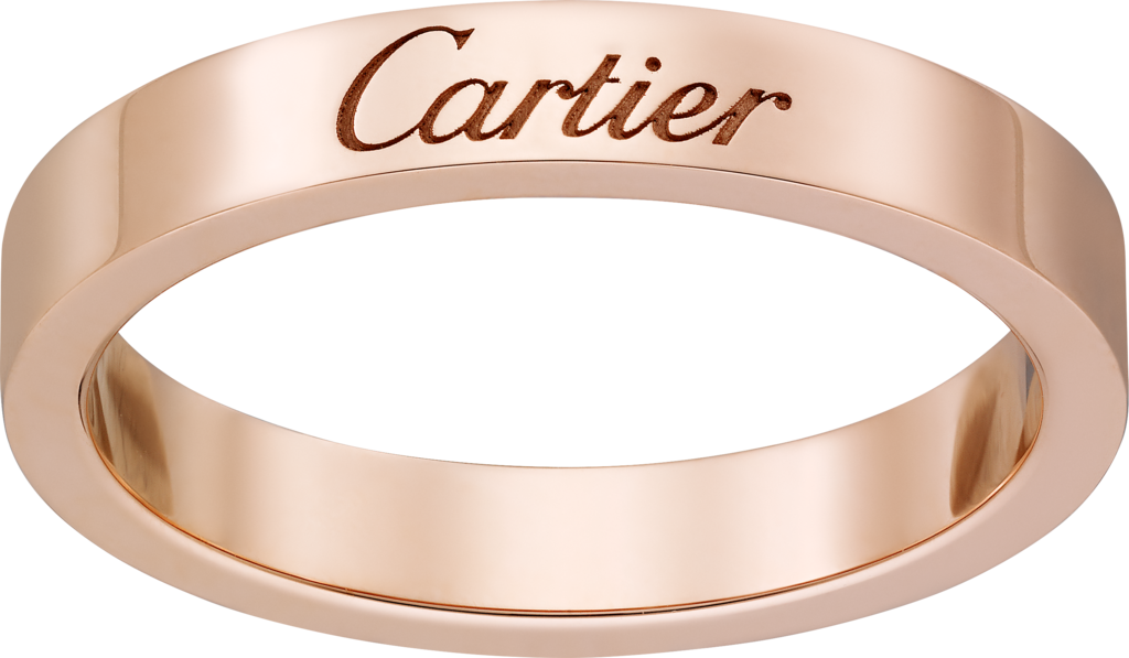 CRB4087200 - C de Cartier wedding ring - Rose gold - Cartier