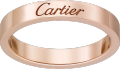C de Cartier wedding ring Rose gold