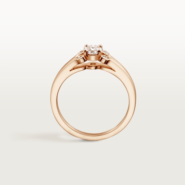 Ballerine Solitaire Rose gold, diamond