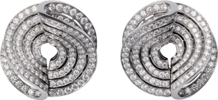 High Jewellery earrings White gold, diamonds