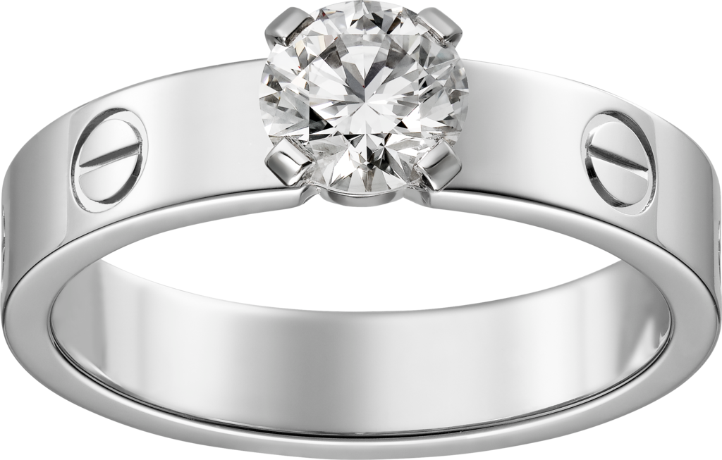 cartier solitaire love ring price