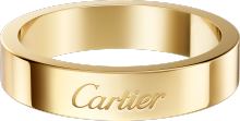 C de Cartier wedding ring, 4 mm width Yellow gold.