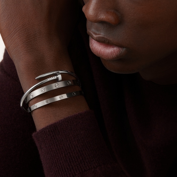 Juste un Clou bracelet, classic model White gold