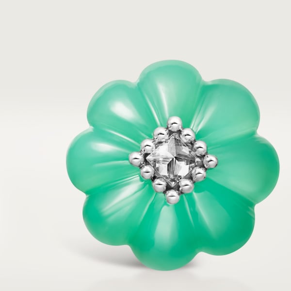 Cartier Libre Tuttitutti pin Rhodium-finish white gold, chrysoprase, onyx, diamonds