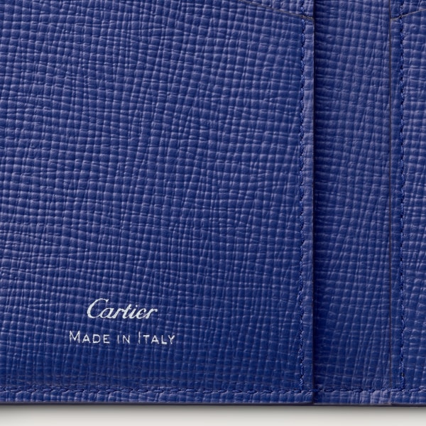 Cartier Losange系列4信用卡皮夹 墨色粒纹小牛皮