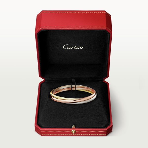 Trinity bracelet, classic model White gold, yellow gold, rose gold