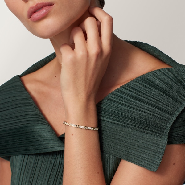 Love bracelet, small model, paved Yellow gold, diamonds