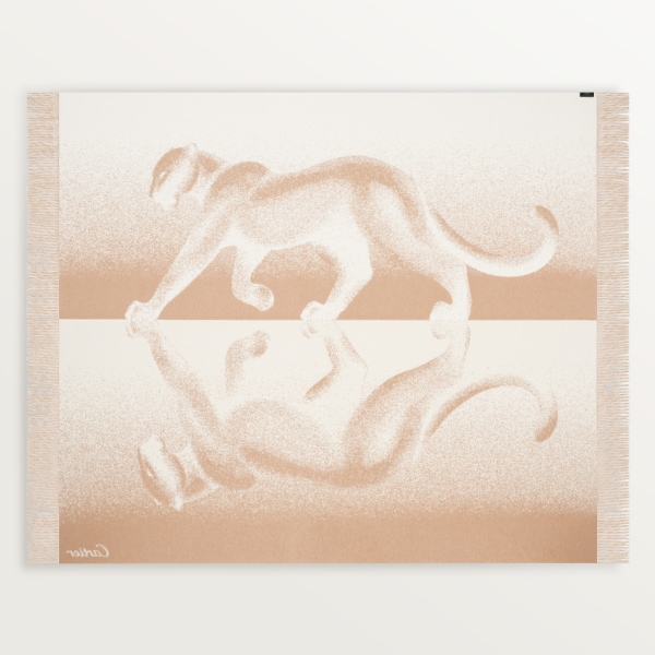 Panthère de Cartier blanket Cashmere