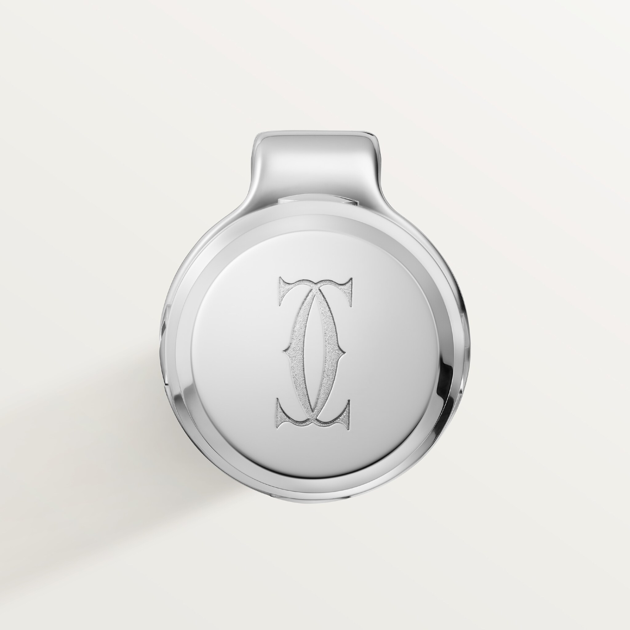 Santos de Cartier cufflinks, pen and wallet setGrey-blue colour