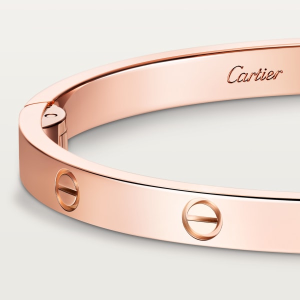 Love bracelet, medium model Rose gold