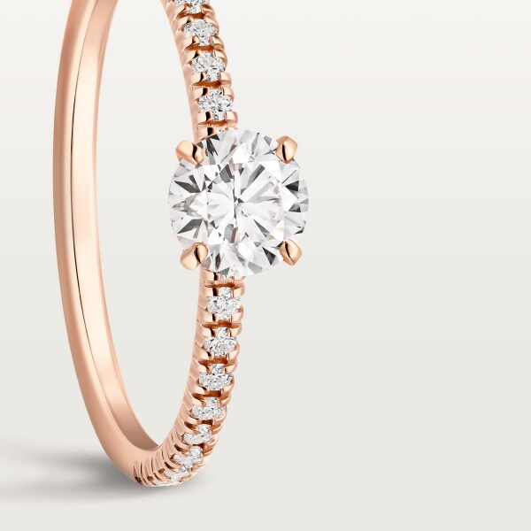 Etincelle de Cartier ring Rose gold, diamonds