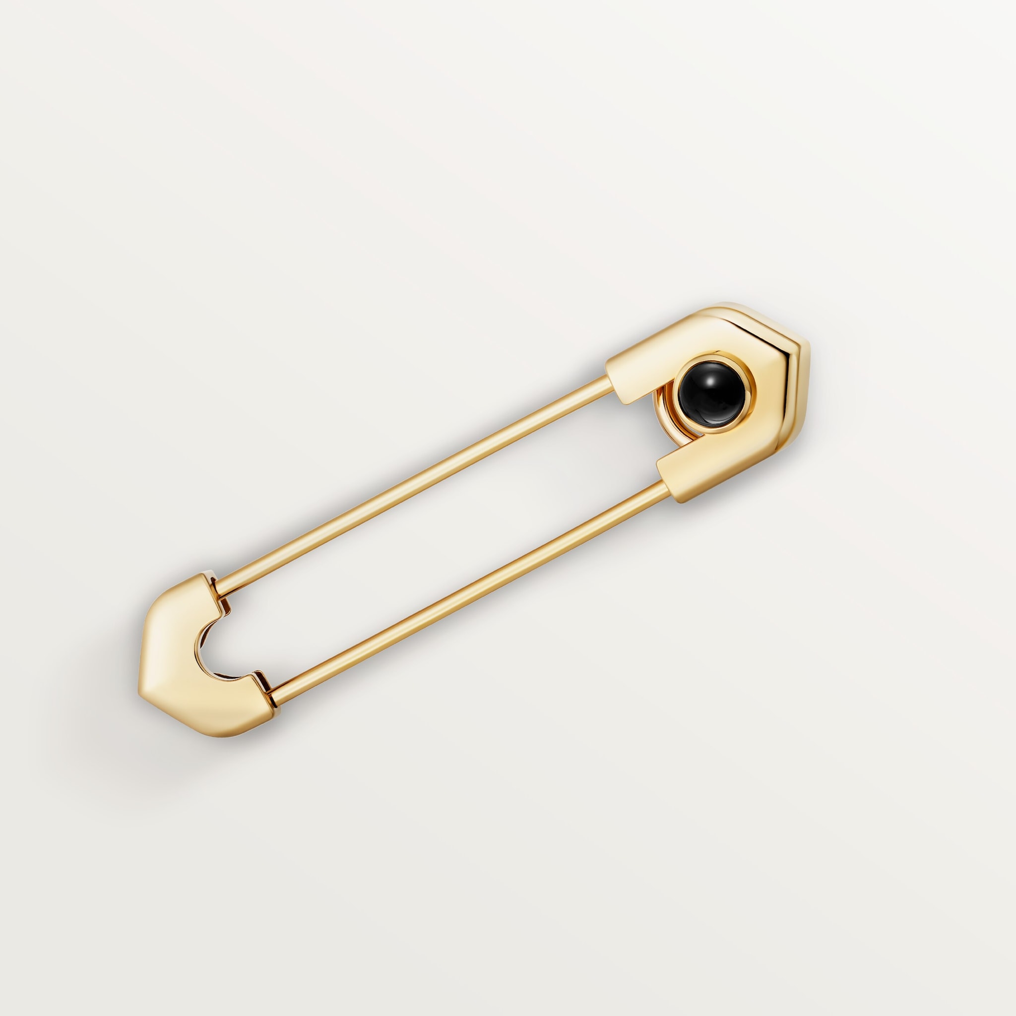 C de Cartier pinYellow gold, onyx