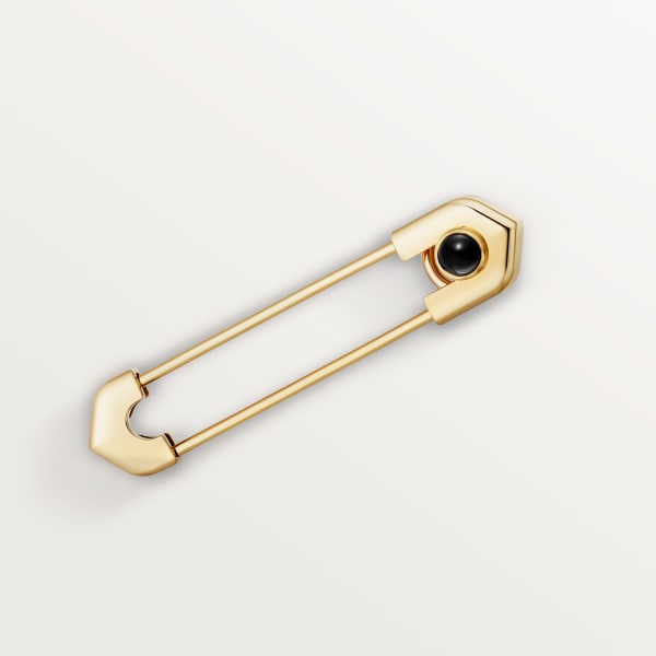 C de Cartier pin Yellow gold, onyx