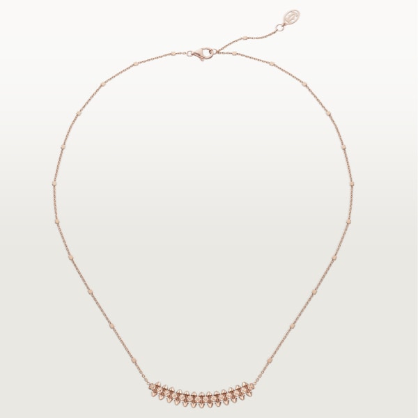 Clash de Cartier necklace Rose gold, diamonds