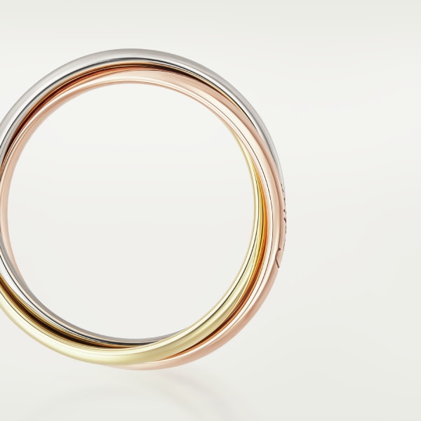 Trinity ring, small model White gold, rose gold, yellow gold