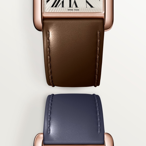 Tank Louis Cartier watch Large model, automatic movement, rose gold
