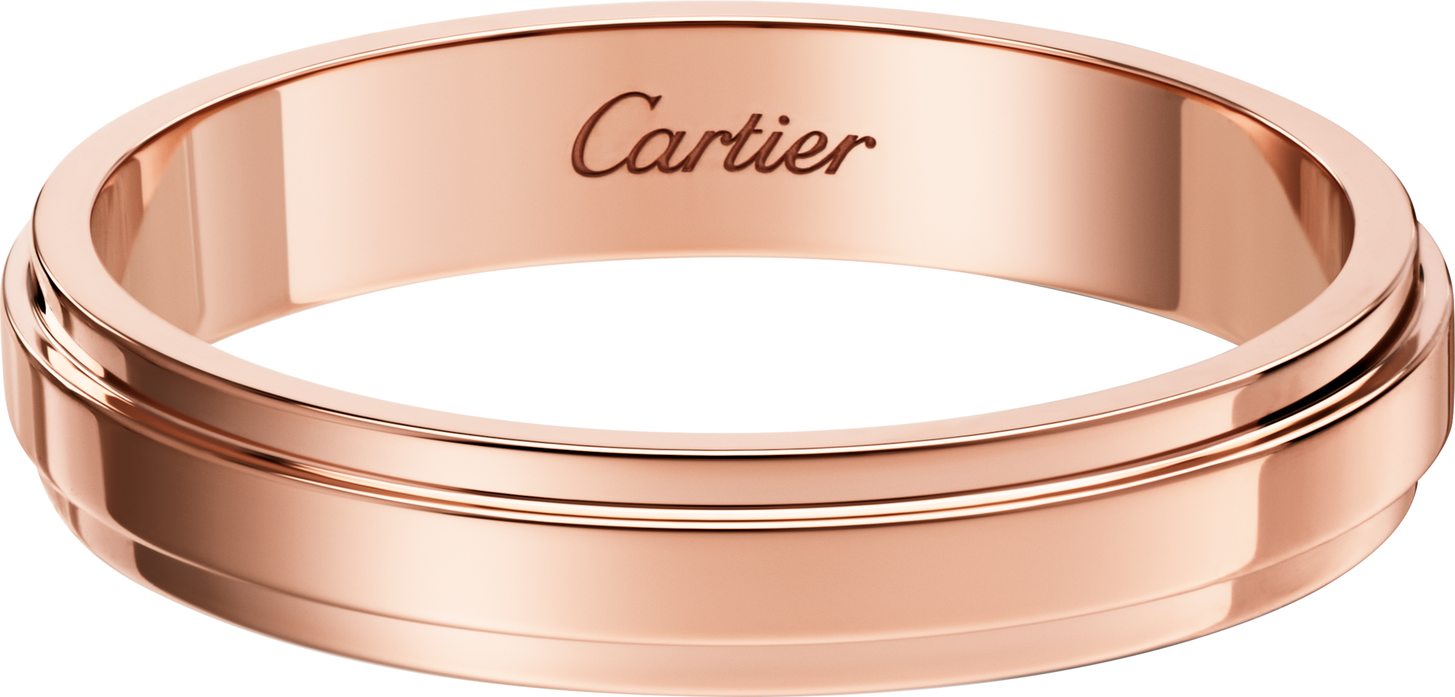 Cartier d'Amour wedding ring, 3.5 mm widthRose gold.