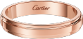 Cartier d'Amour wedding ring, 3.5 mm width Rose gold.