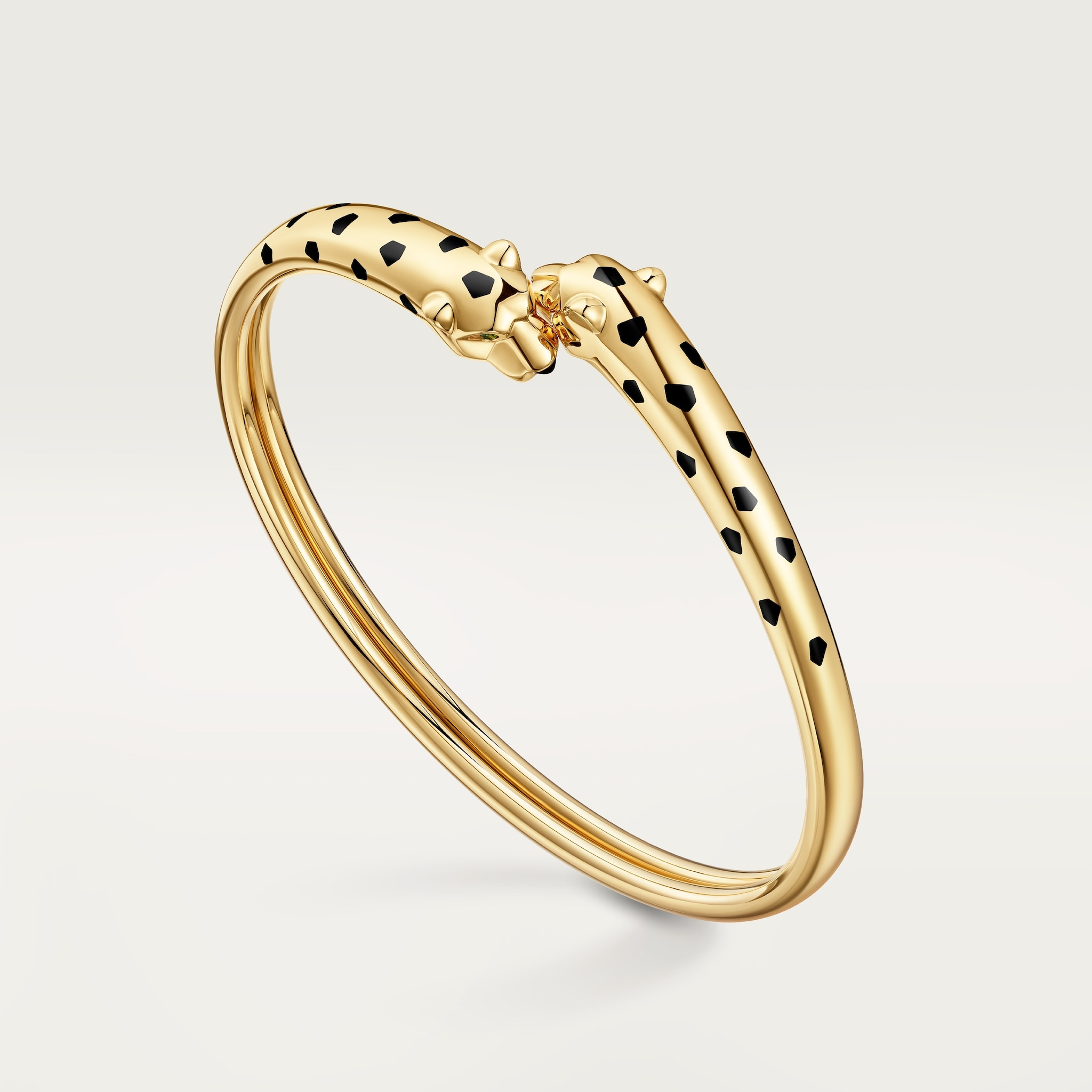 Panthère de Cartier braceletYellow gold, tsavorite garnets, lacquer